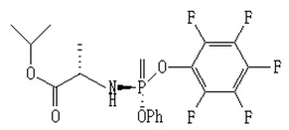 N-[(S)-(2,3,4,5,6-五氟苯氧基)苯氧基磷?；鵠-L-丙氨酸異丙酯