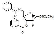 3,5-二-O-苯甲酰基-2-脫氧-2,2-二氟-1-O-苯甲?；?D-呋喃核糖